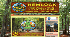 Desktop Screenshot of hemlockcampground.com